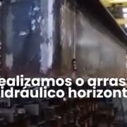 Arraste de cuba de zinco