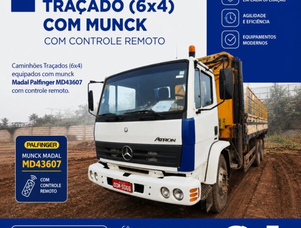 Locação de Caminhão Munck em MG | Go! Guindastes